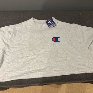 Men’s Champion T Shirt. Grey and Blue size 2XLT